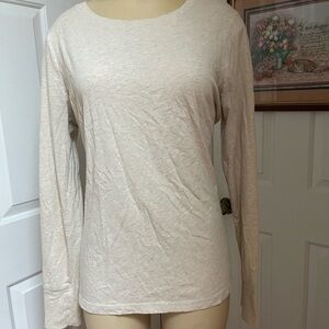 Mossimo Supply Co. Beige/Oatmeal Long Sleeve Top*** CALL OUT***